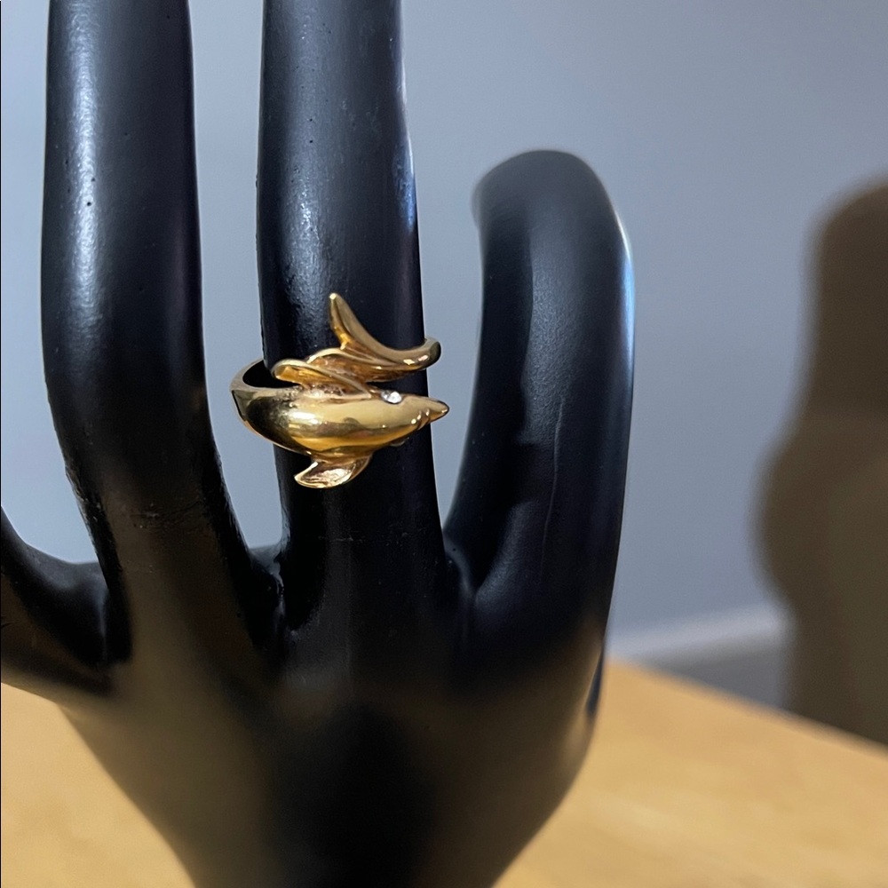 Gold Dolphin Ring